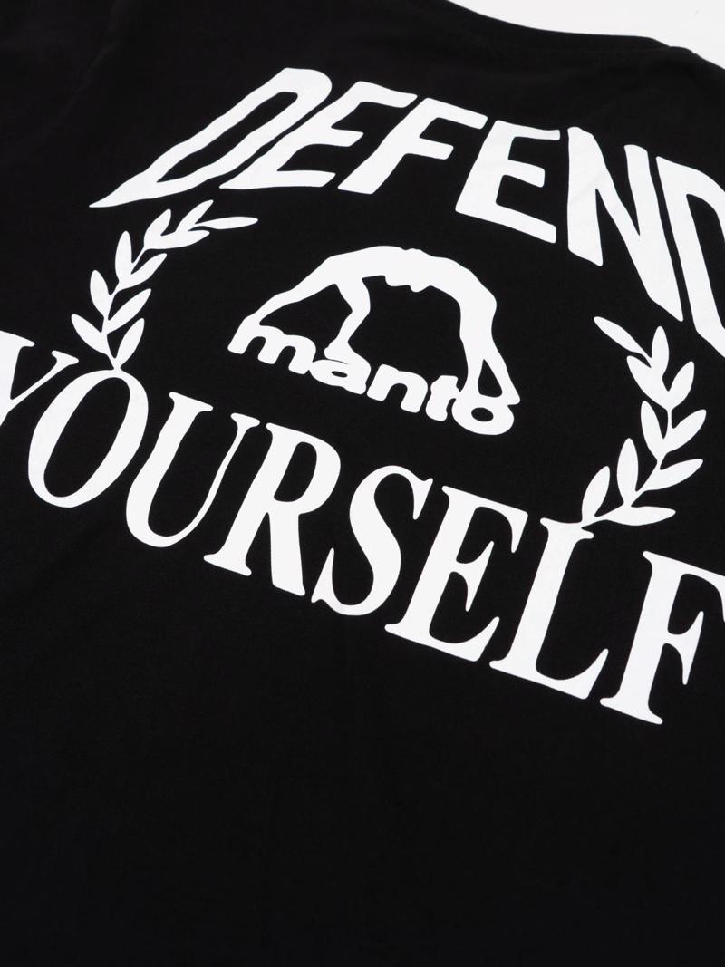 MANTO defend 25 tshirt- black